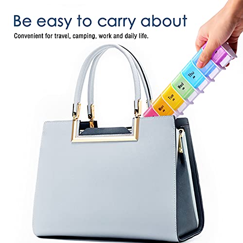 Monthly Pill Organizer 2 Times A Day, 30 Day Medicine Organizer, AM PM Pill Cases, 4 Week Pill Box T862