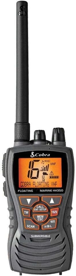 Floating Handheld VHF Radio 6 Watt Submersible Grey I853