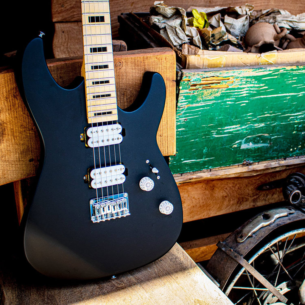 Satin Black Electric Guitar Z77251