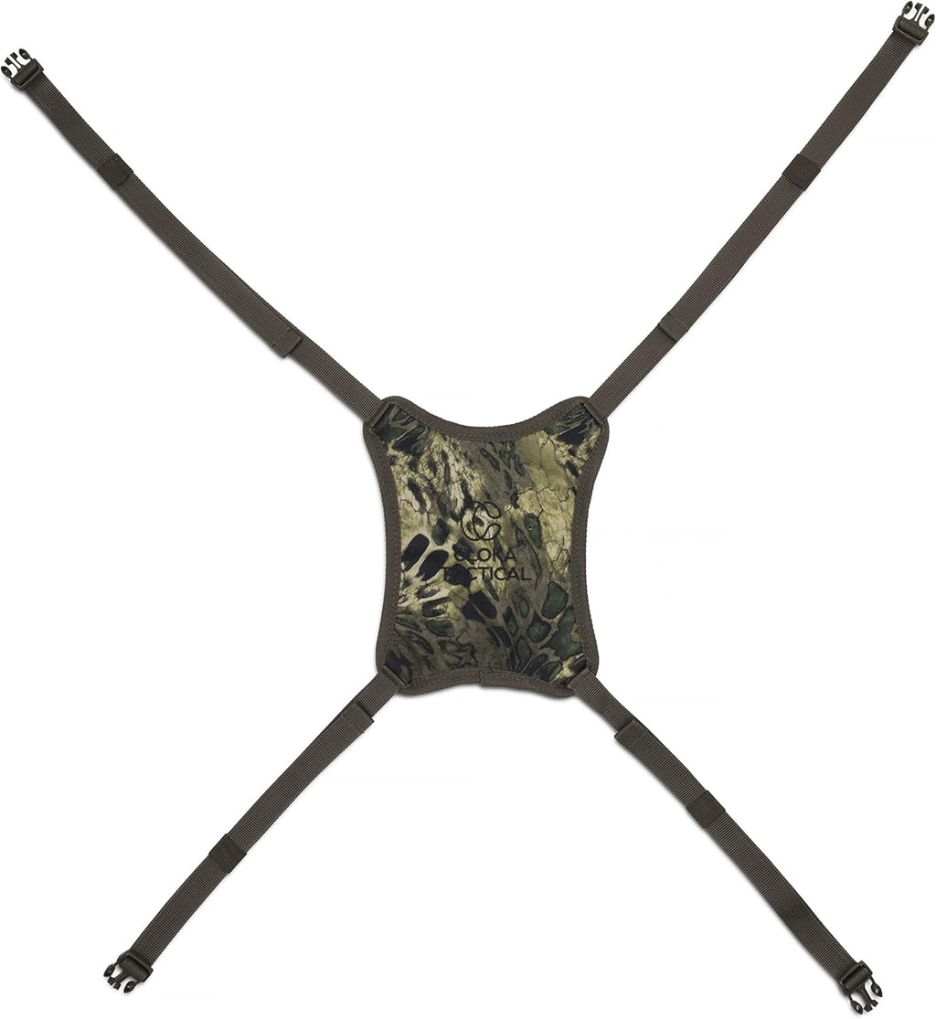 Waterproof Woodlands Camo Binocular Chest Pack with Rangefinder Pouch G37264
