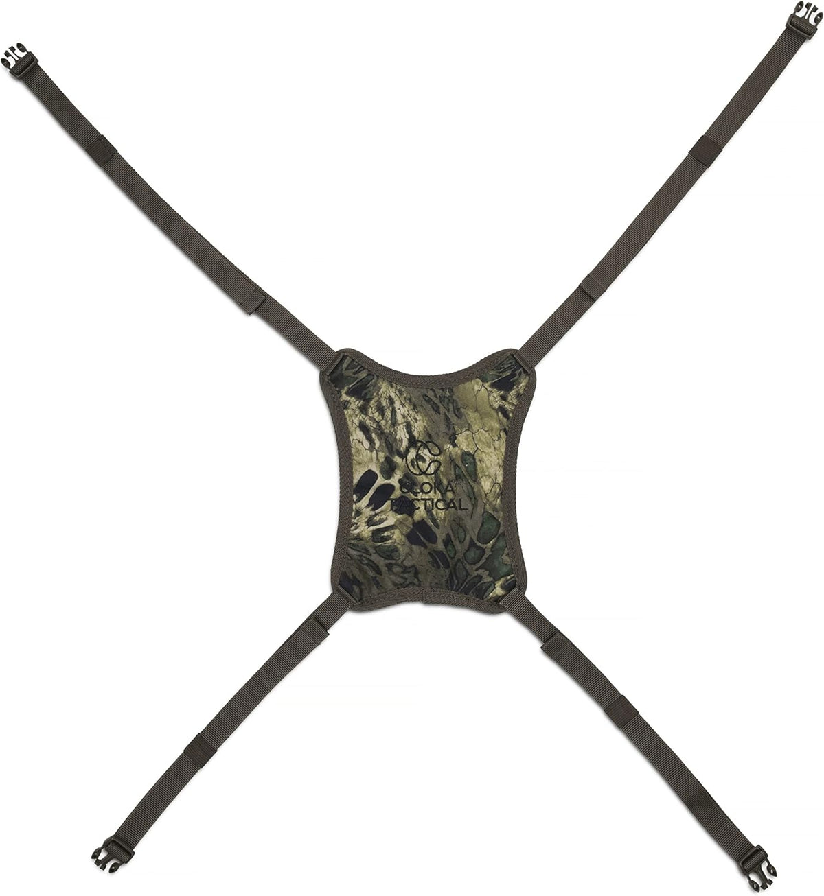 Waterproof Woodlands Camo Binocular Chest Pack with Rangefinder Pouch G37264