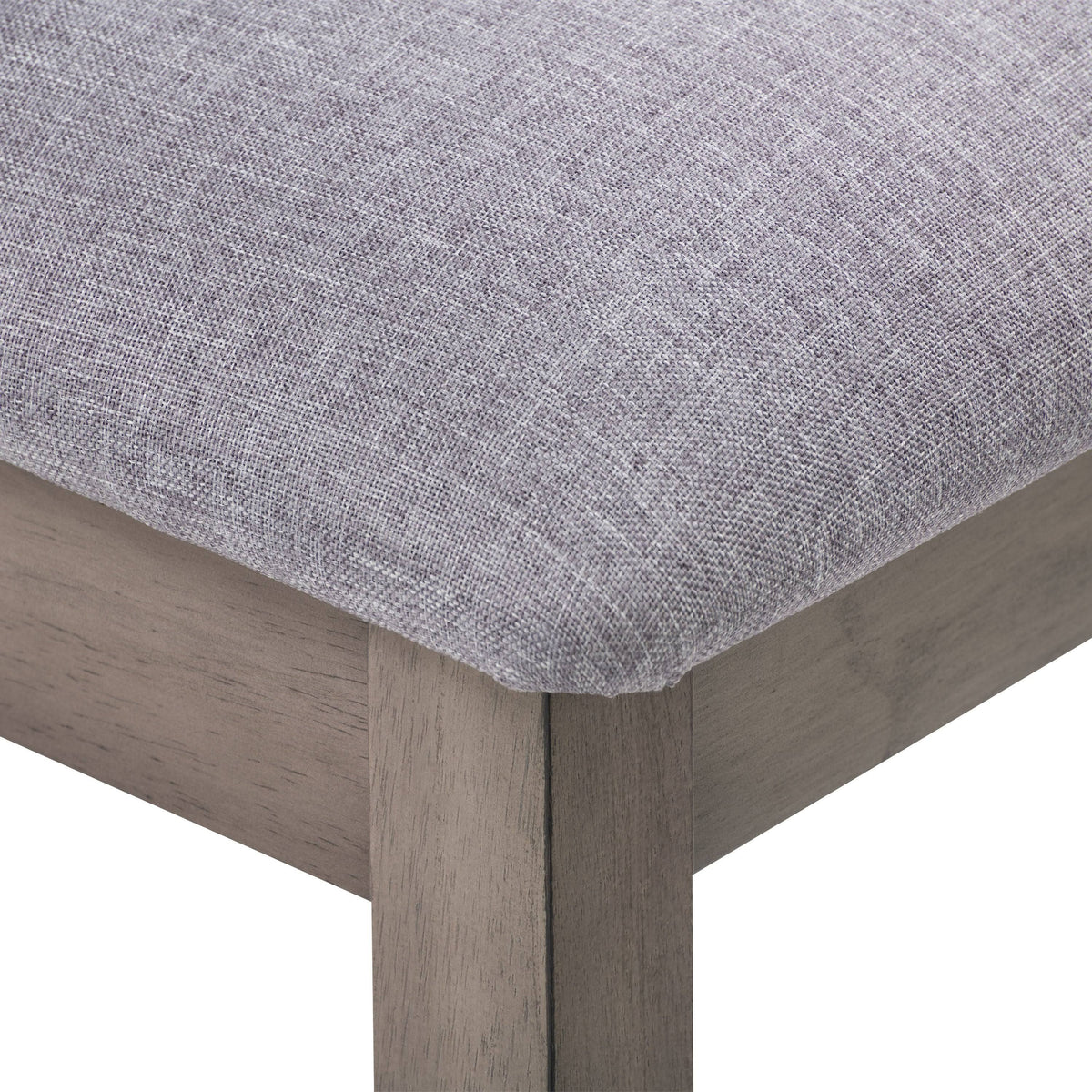 Washed Gray Counter Height Dining Chair Set of 2 B477109