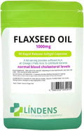 Flaxseed Oil 1000mg 3-Pack 270 Capsules Omega 3 6 9 E7499