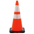 28 in. Wide Body Traffic Safety Cone with Reflective Collar - Pack of 6 D90366