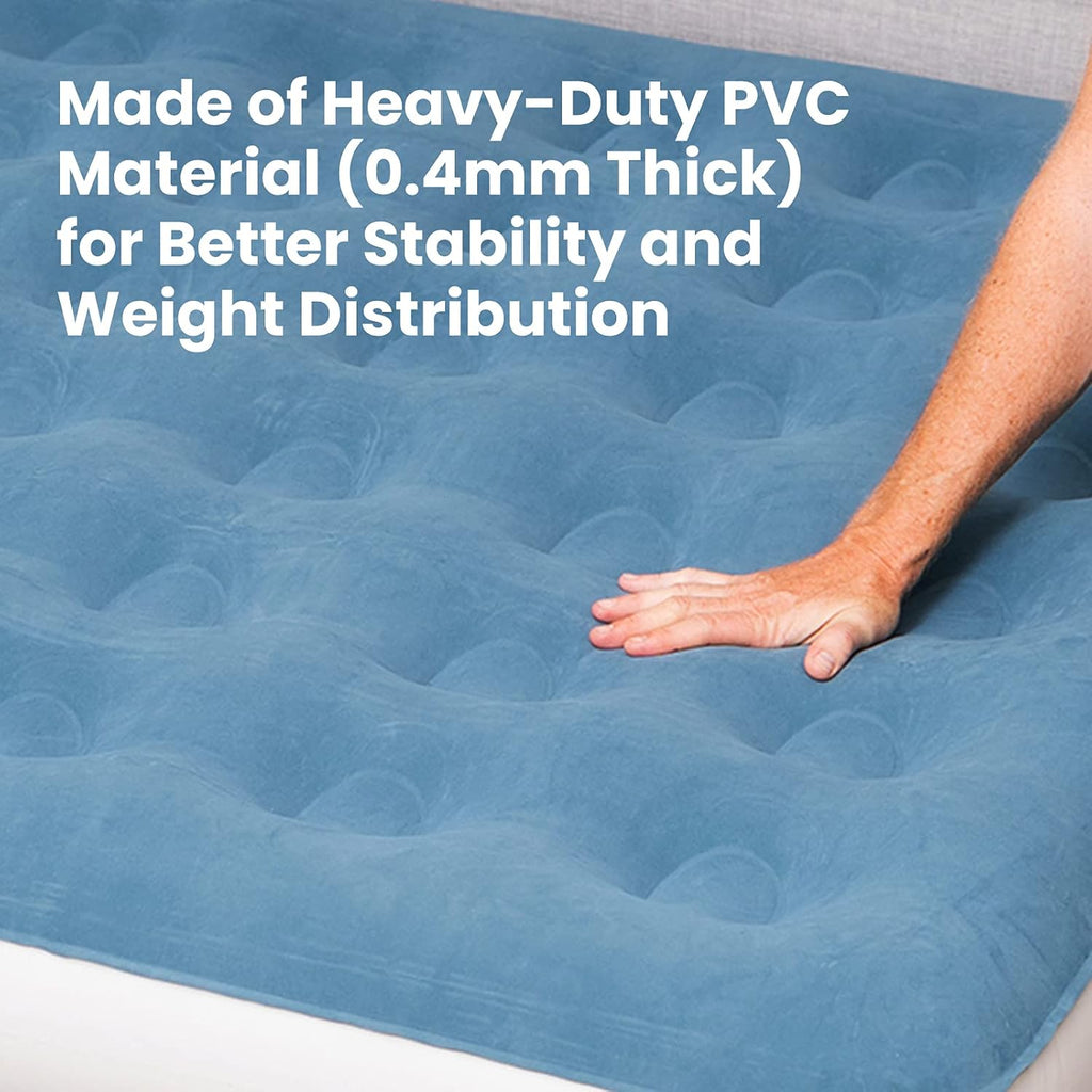 Pack of 2 Inflatable Air Mattress with Rechargeable Electric Pump D987154
