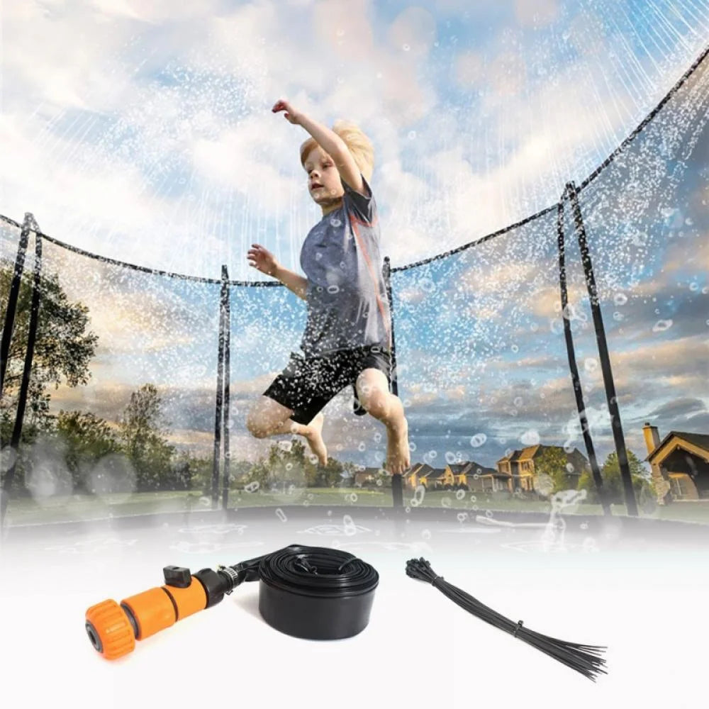 Trampoline Sprinkler for Kids, Outdoor Water Toys W9223