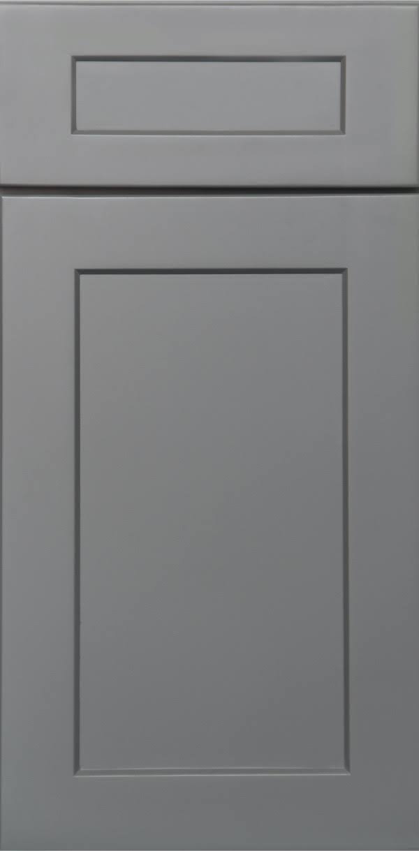 Grey 36x22 x 34.5x22 x 24x22 Sink 2 Doors 2 False Drawers Base Cabinet High-Density Fiberboard Z4413