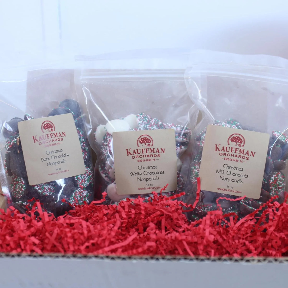 Christmas Chocolate Nonpareils Candy Gift Box H421290