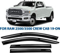 4pcs Dark Smoke Tape-on Window Deflectors H352060