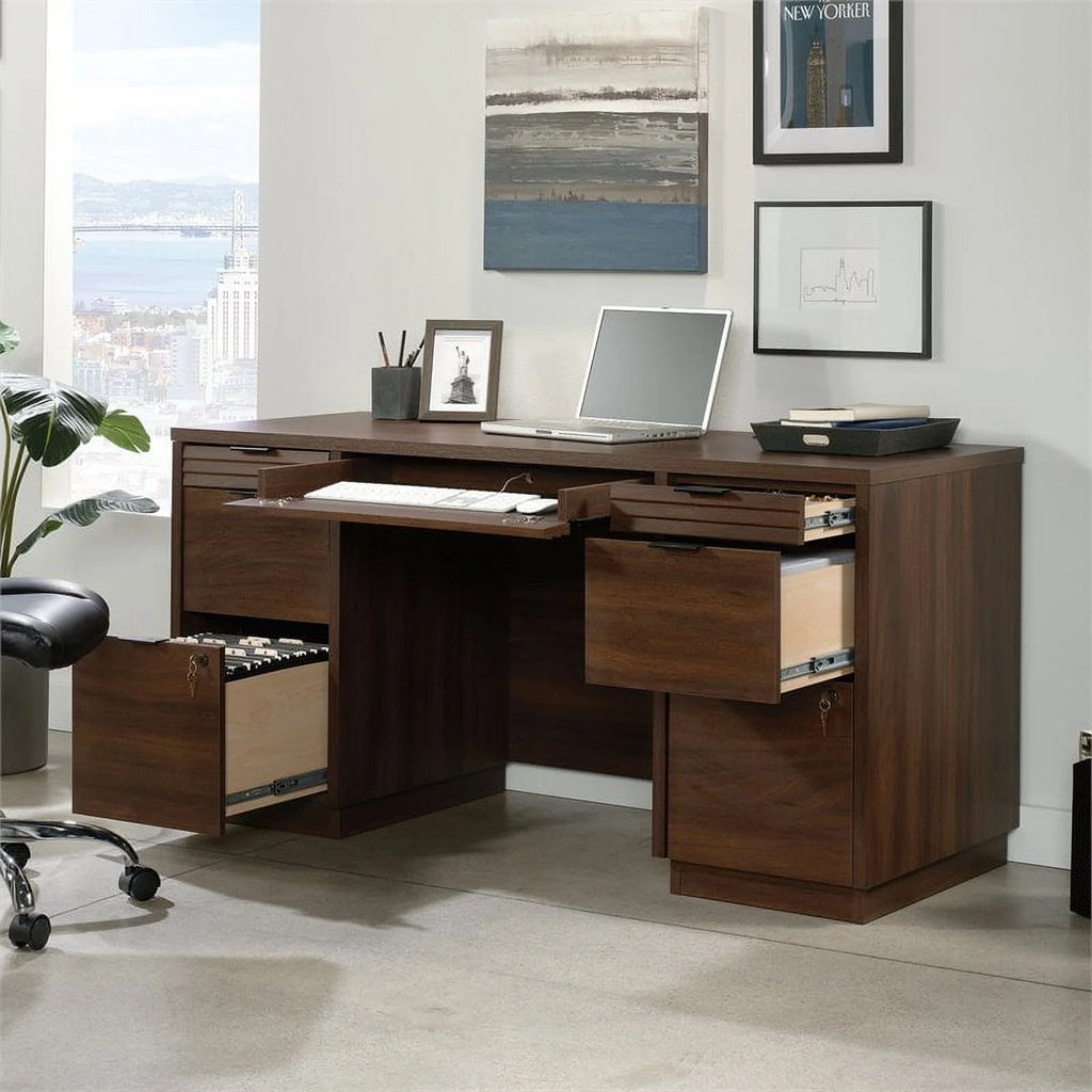 60" Engineered Wood Credenza Desk A226045
