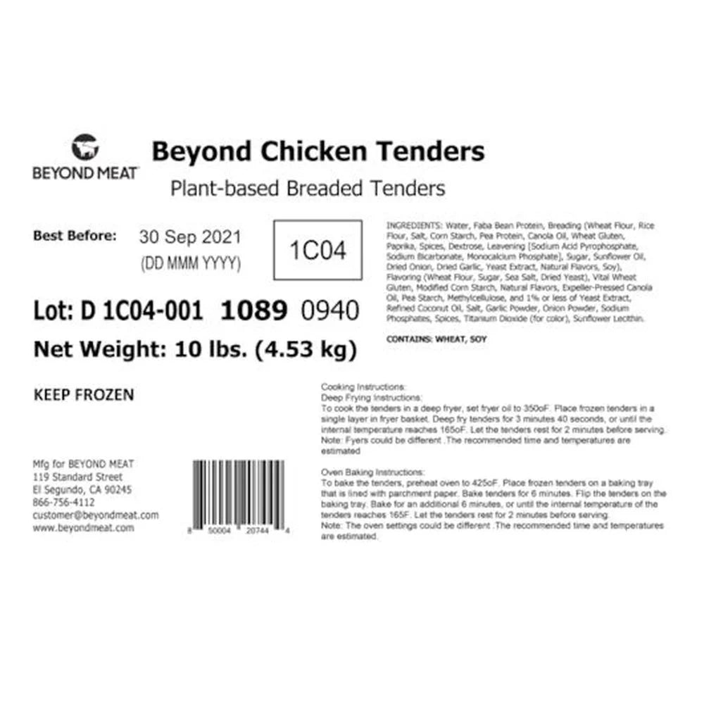 Chicken Tenders 5 Pound J684