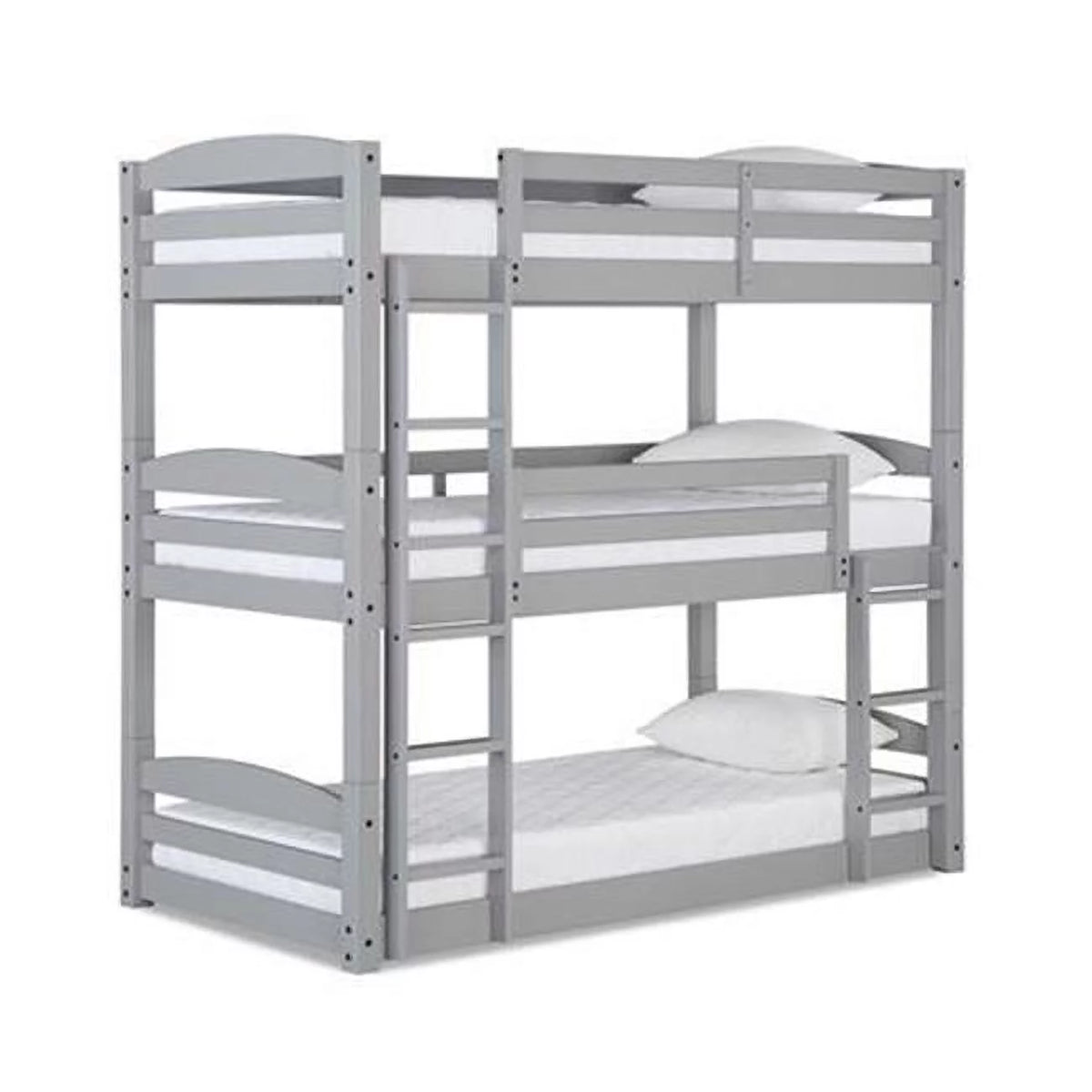 Gray Triple Floor Wood Bunk Bed P310690