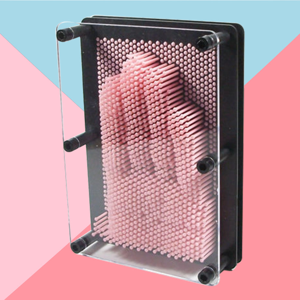 Medium Size Pink 3-Dimensional Pin Art Board Toy K397