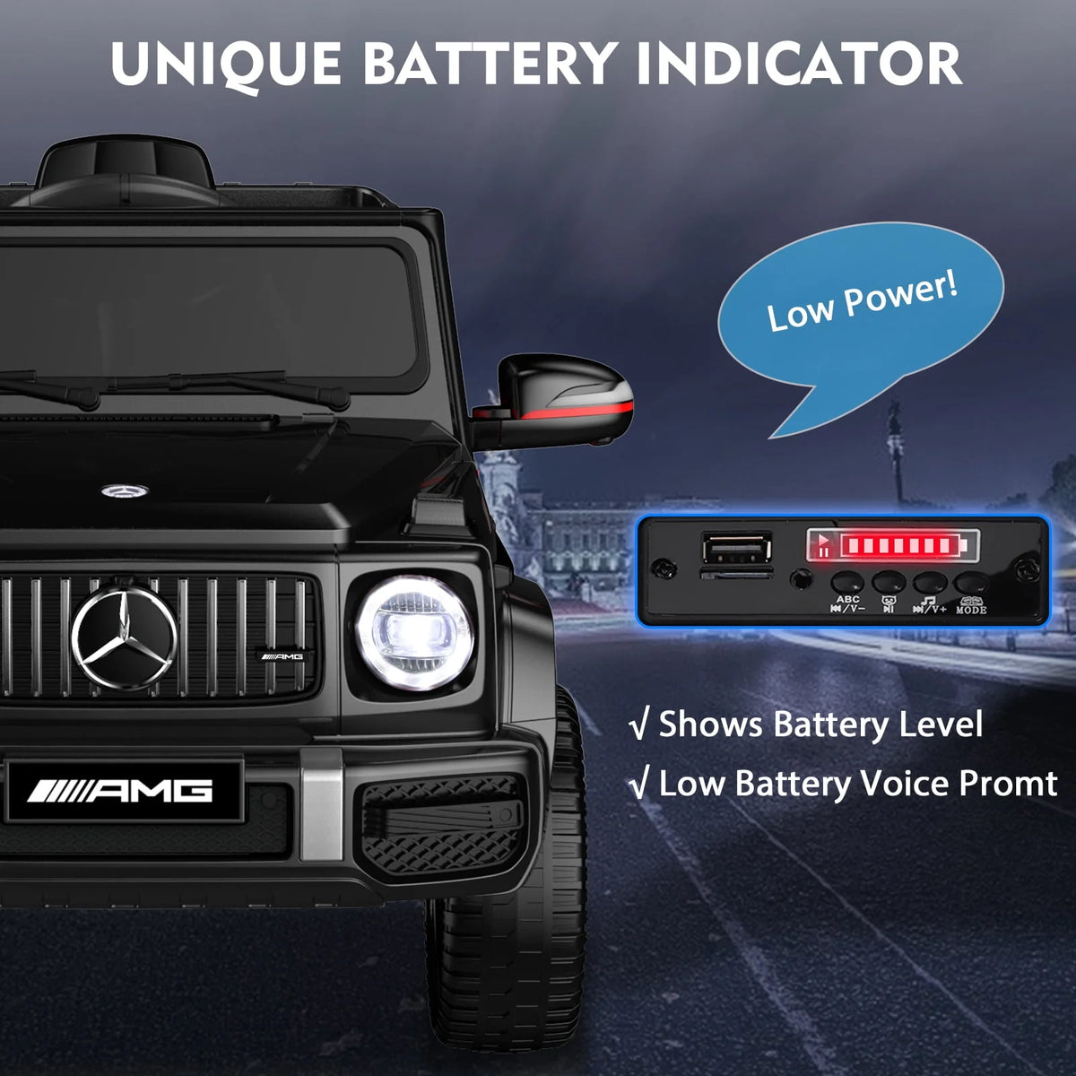 12V Powered Ride on Car 1 Seater with Remote Control L9434