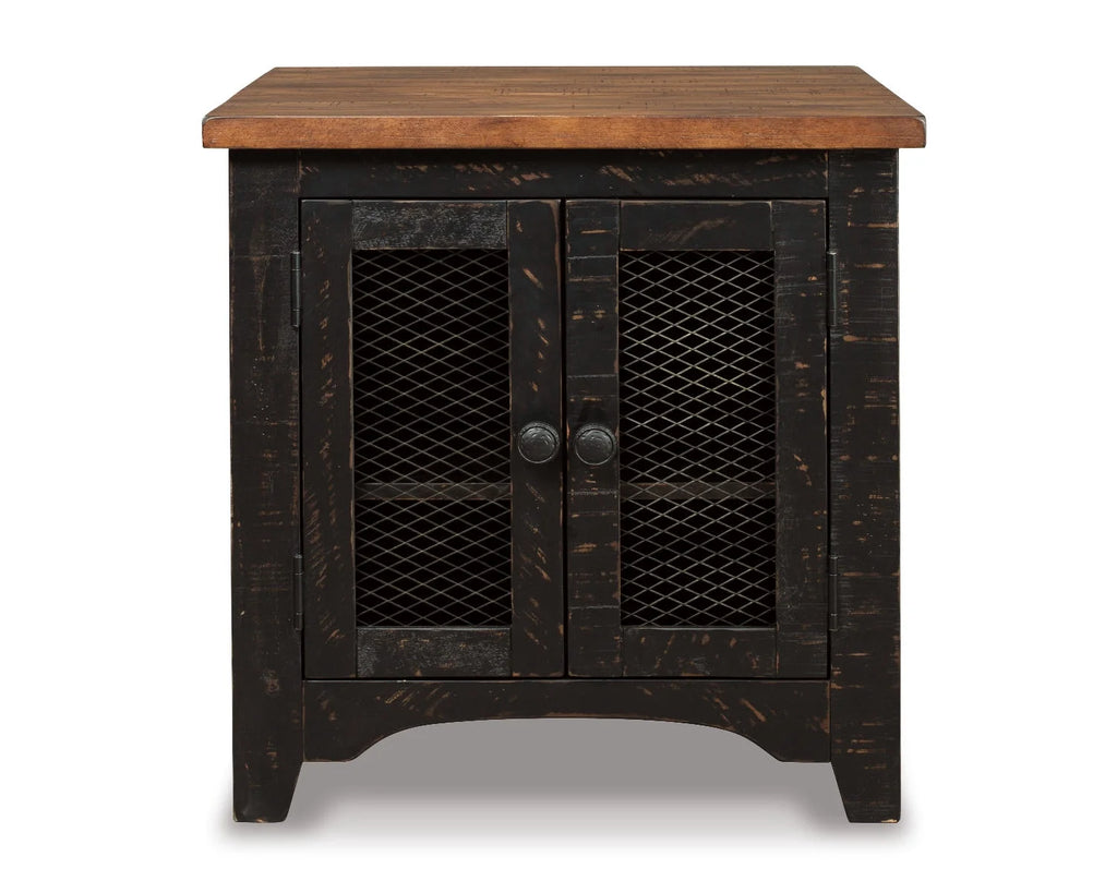 Black/Brown End Table I292
