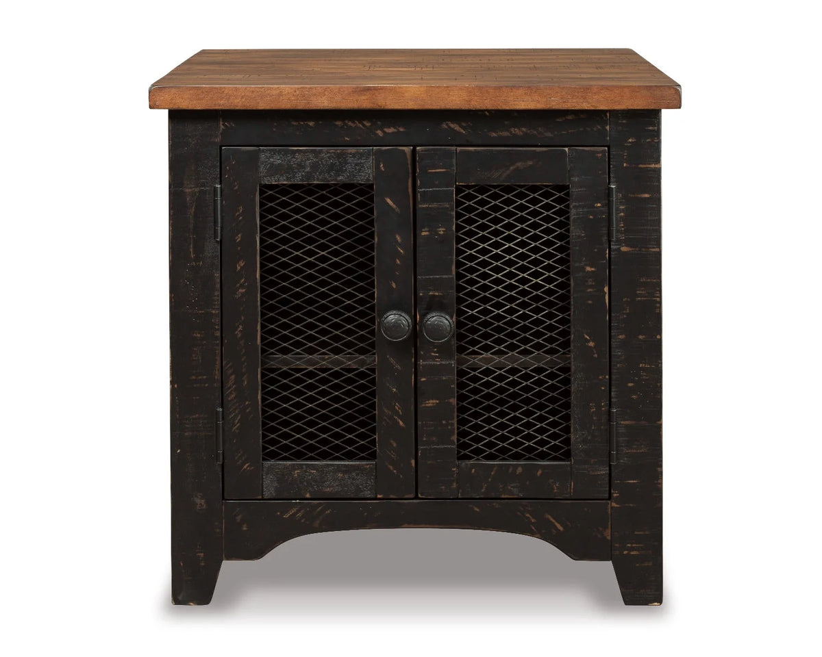 Black/Brown End Table I292