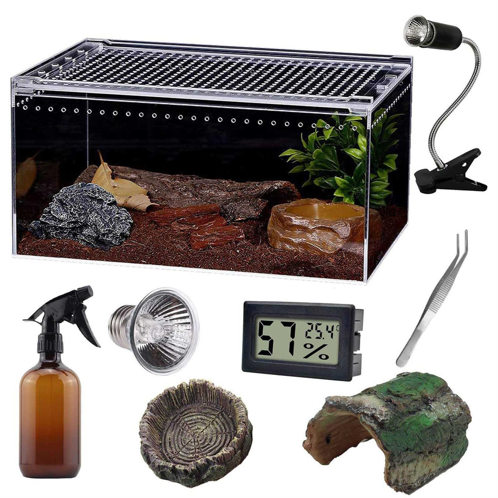 Reptile Terrarium Amphibian Tank Starter Kit F1233