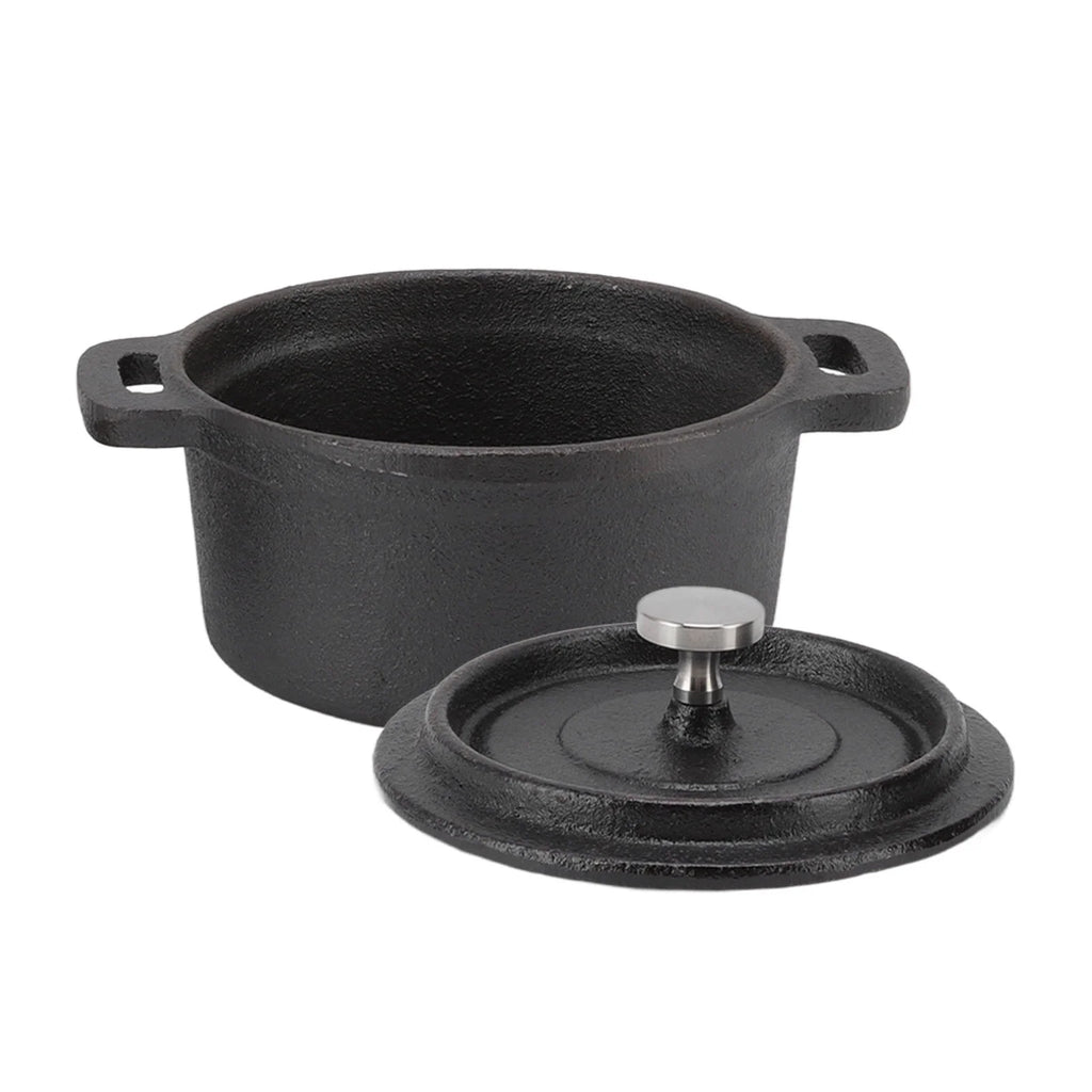 Cast Iron Cooking Pot with Lid 20CM W921