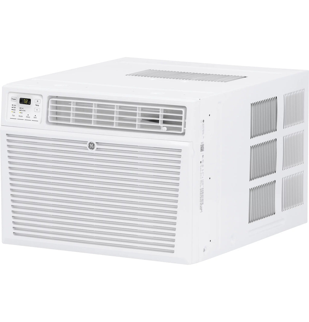 8,000 BTU Smart Window Air Conditioner with Remote, Black E834664