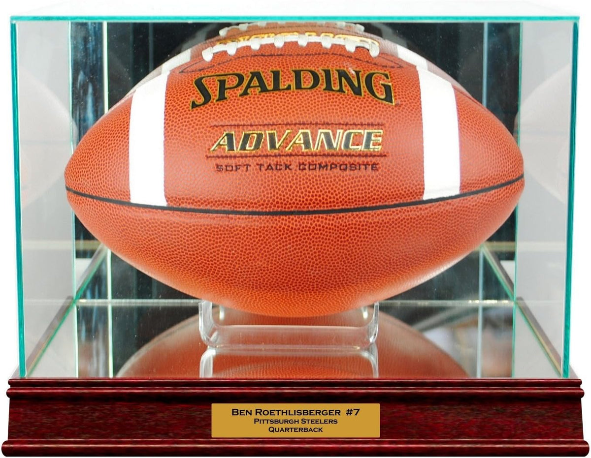 Rectangle Football Display Case with Sport Moulding P7516