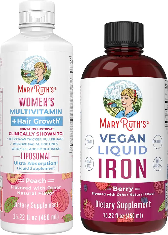 Women's Multivitamin & Iron Liquid Supplements V749