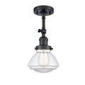 Black LED Semi Flush Mount X1420