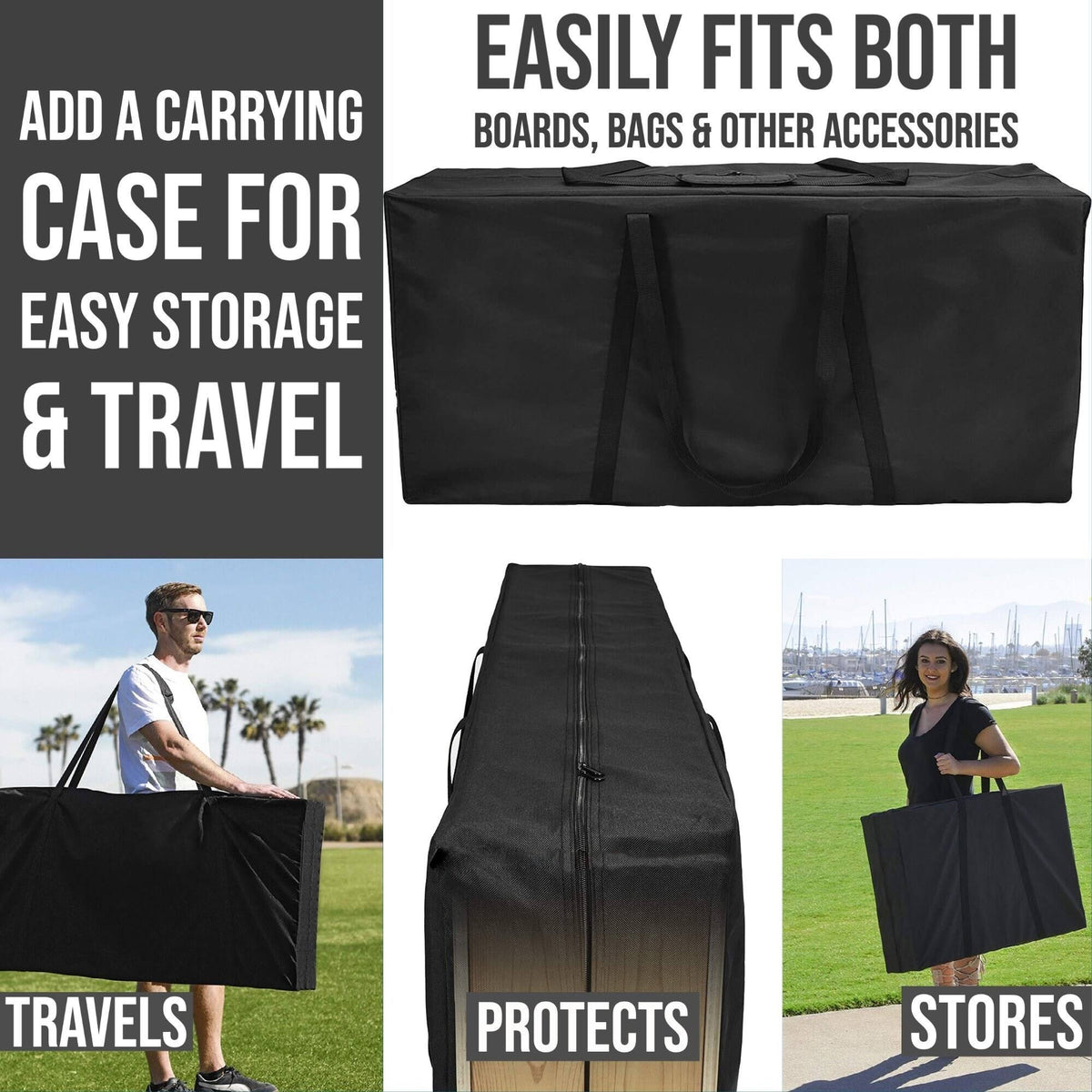 Cornhole Board Set with Carrying Case E3278