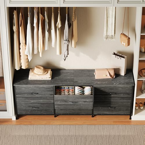 Rustic Brown 6 Drawer Dresser Y262817