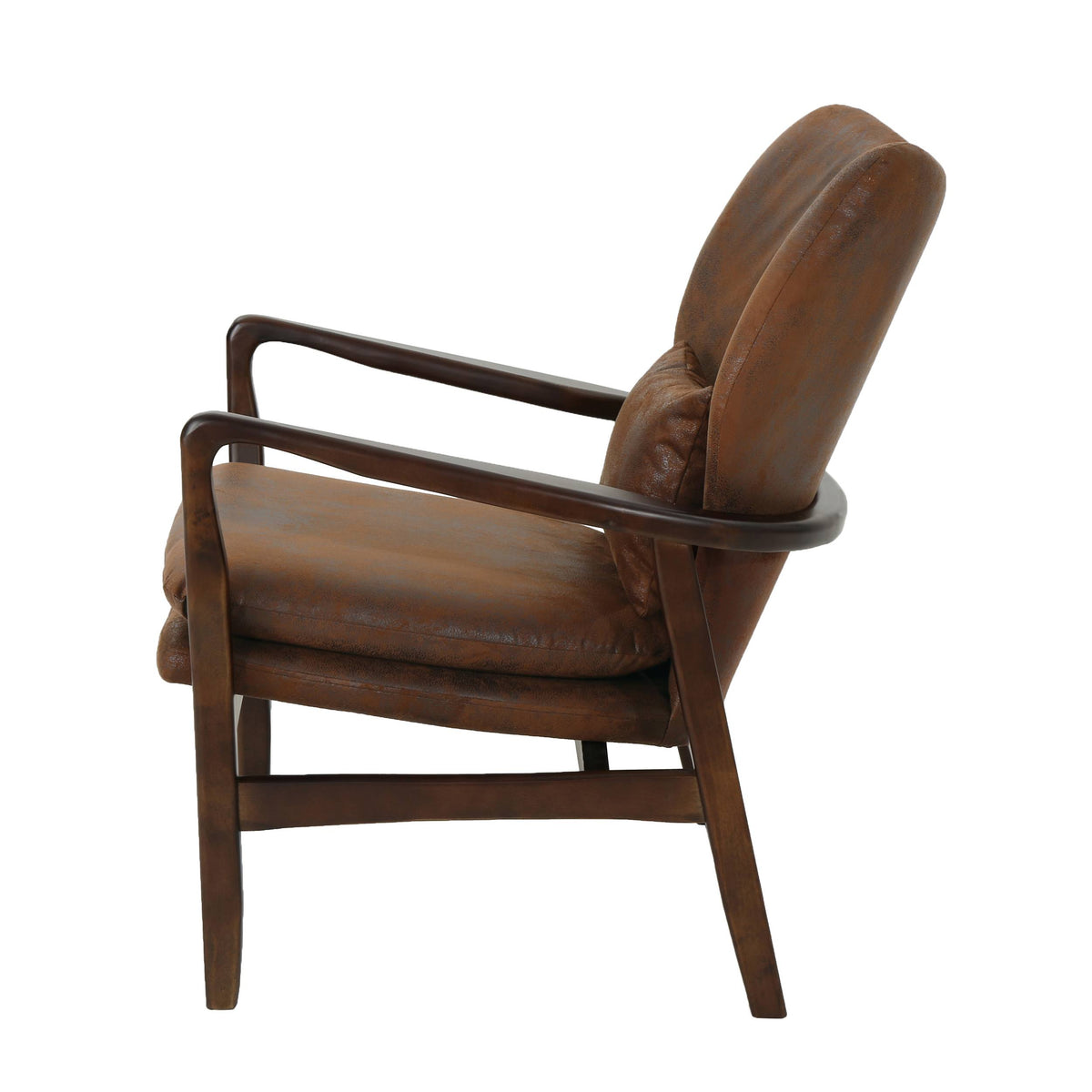 Espresso Brown Contemporary Club Chair T251