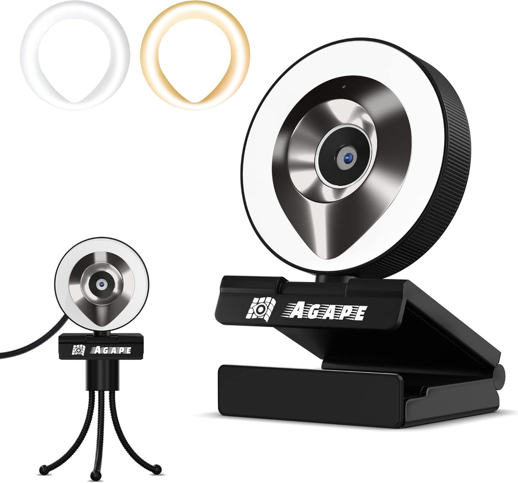 1080P HD Webcam with Microphone and Tripod L91836