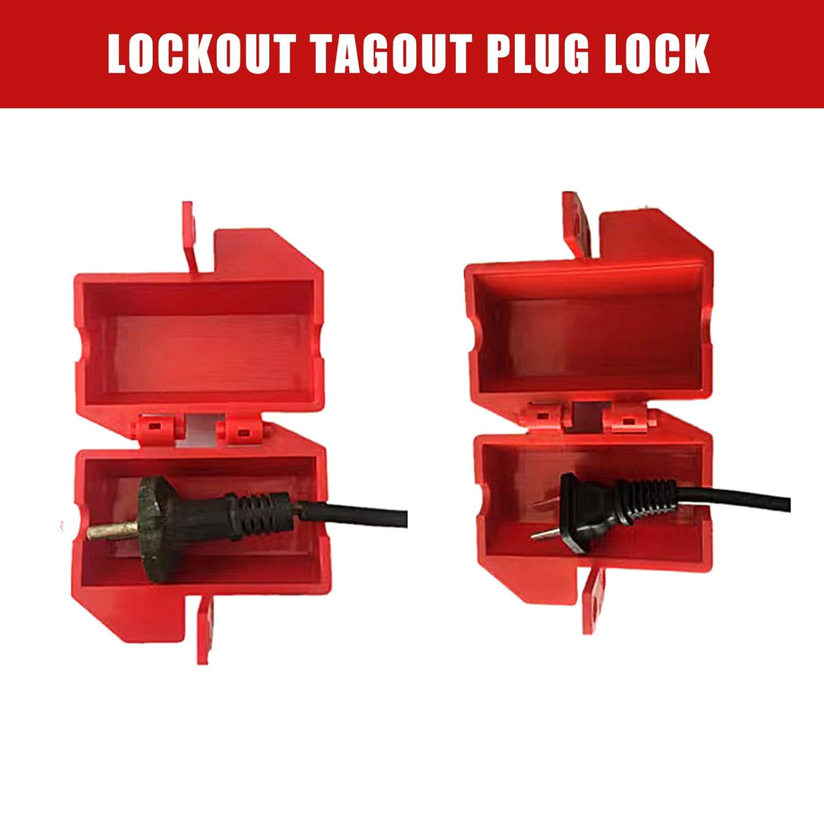 110 and 220 Volt Plug Lockout Device 4 Pack I6004
