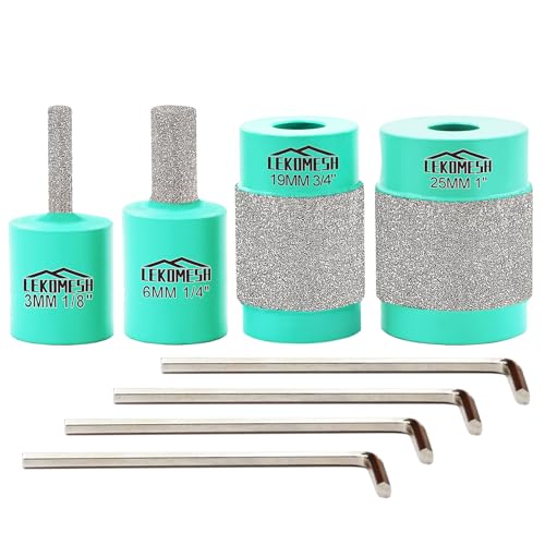 1 1/8 1/4 3/4 Inch Diamond Glass Grinder Bit with Brass Core V780