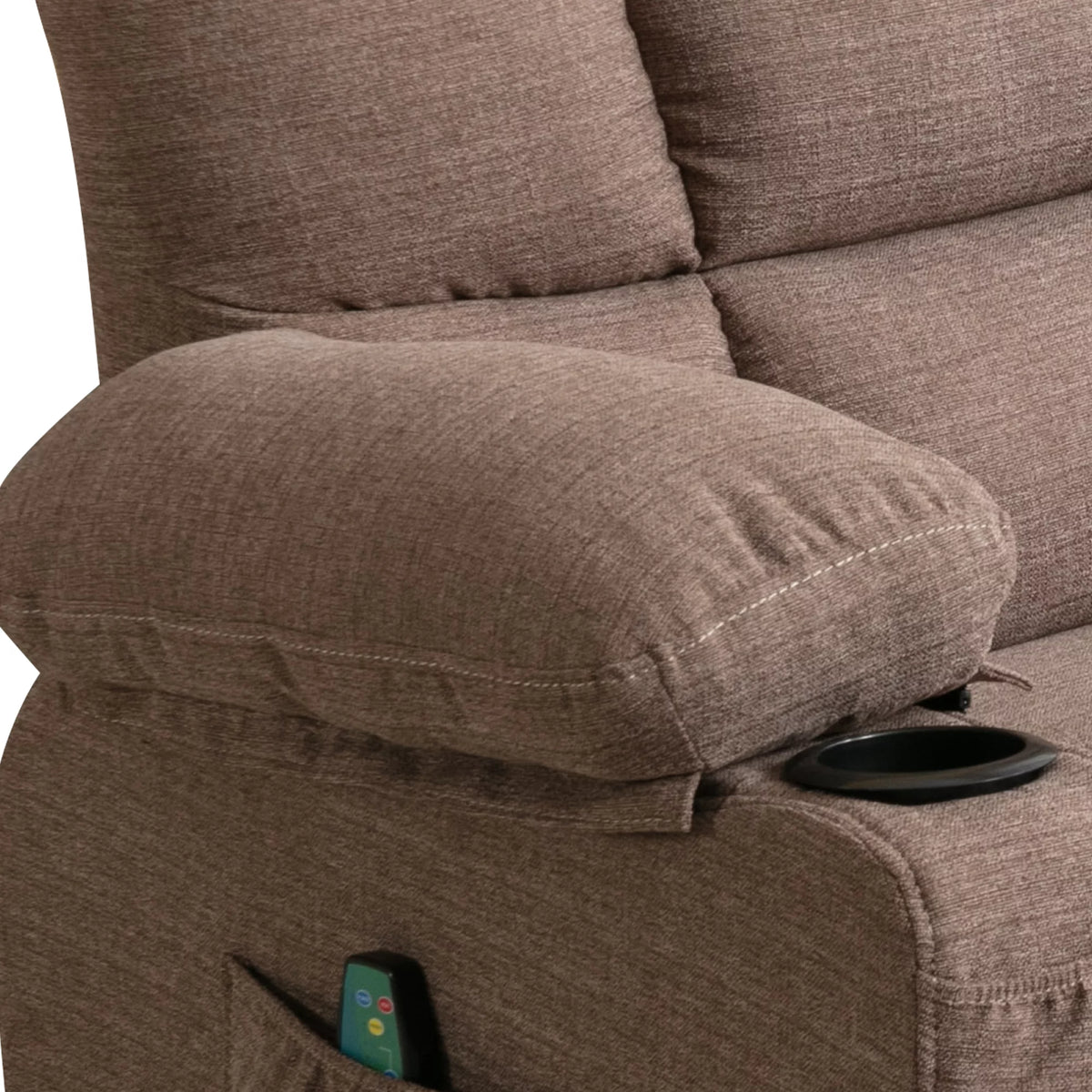 Manual Rocking Recliner Chair with 2 cup holders D2563