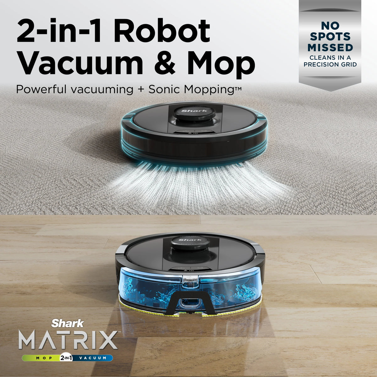 Bagless Robot Vacuum & Mop with Home Mapping T677791