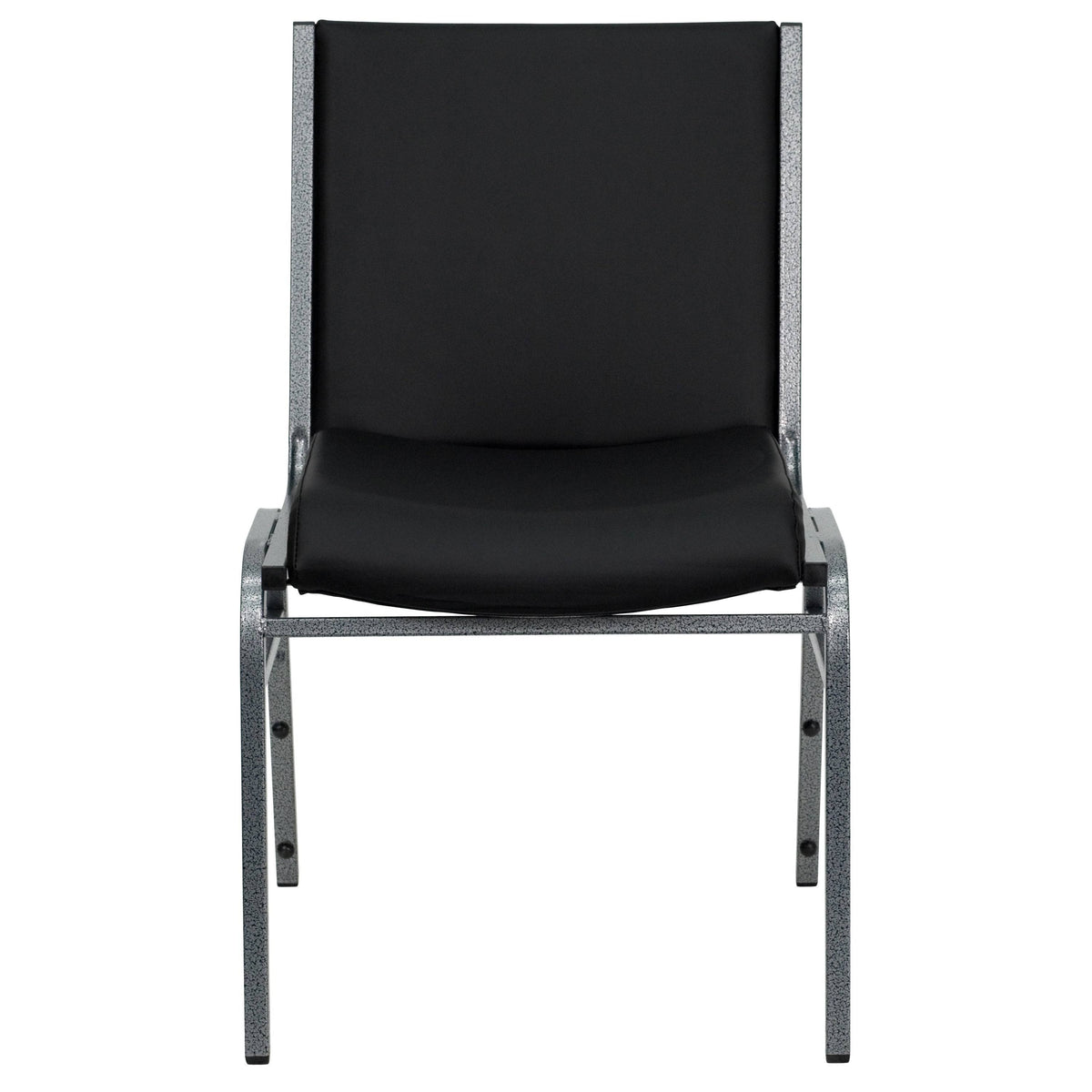 Black Patterned Fabric Stack Chair F128893