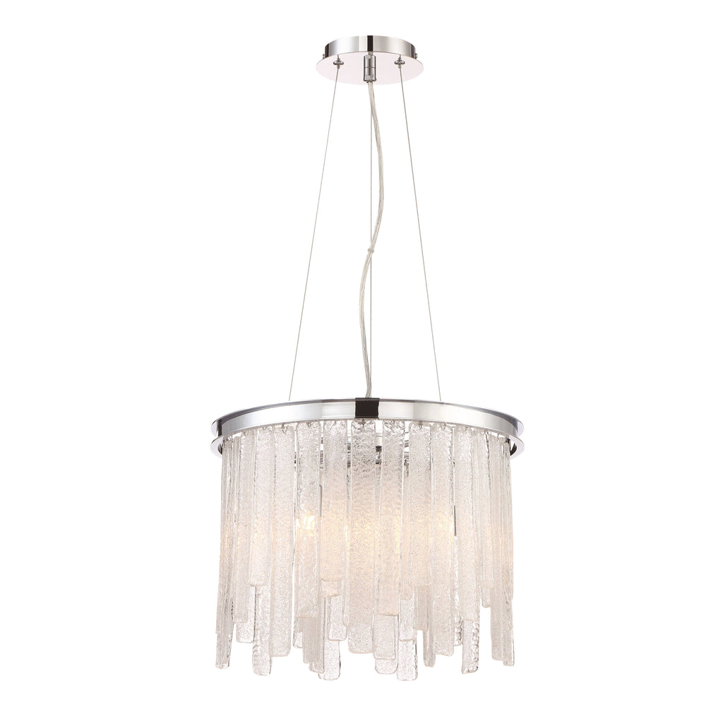 6 Light Polished Chrome Chandelier Q9529