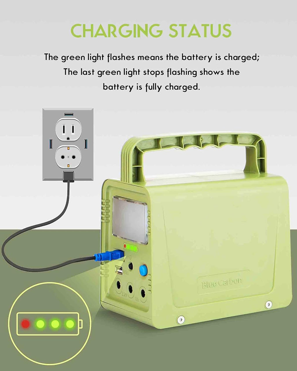 84Wh Portable Power Station with Solar Panel F5720
