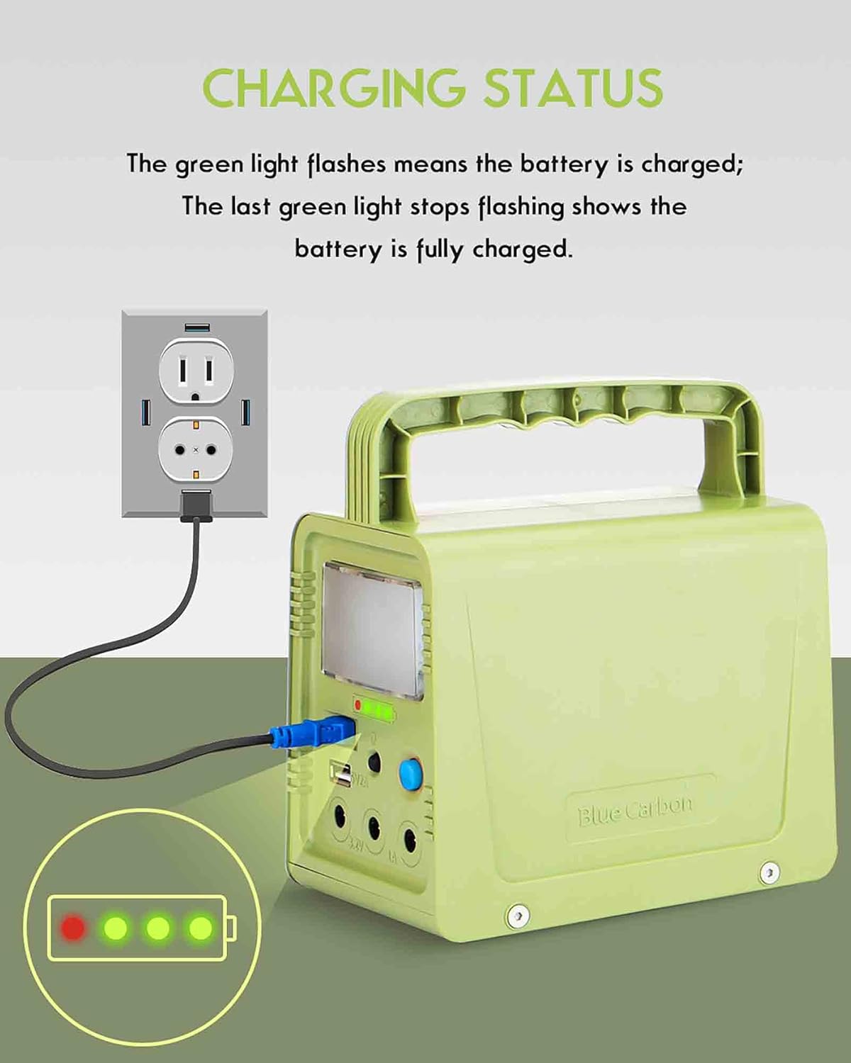 84Wh Portable Power Station with Solar Panel F5720
