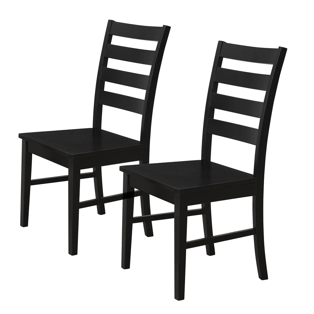 Set of 2 Black Dining Chair S427