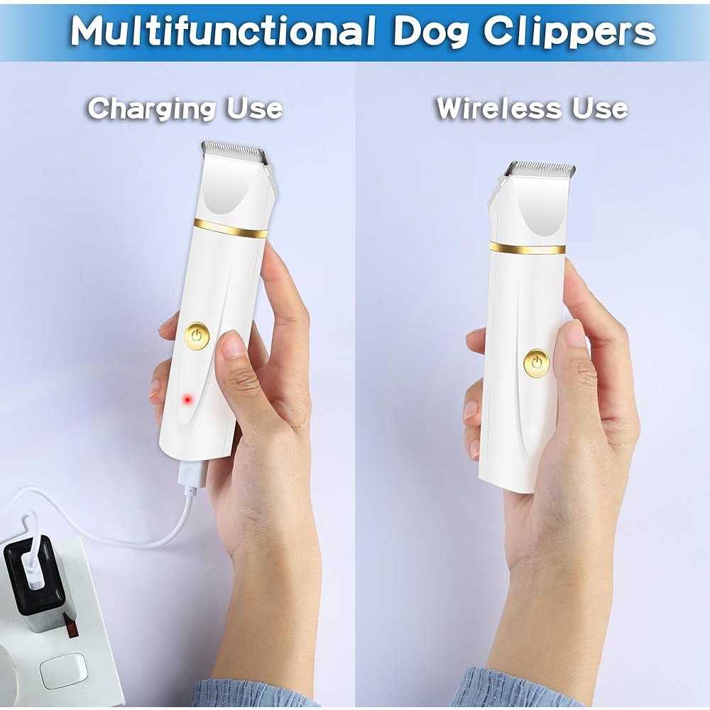 Dog Clippers with 4 Blade Heads R918276