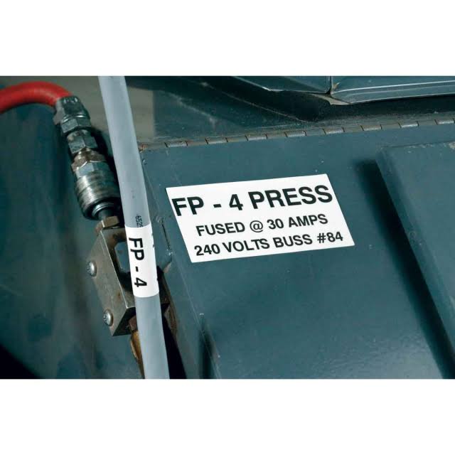 White Polyester Label Cartridge L962