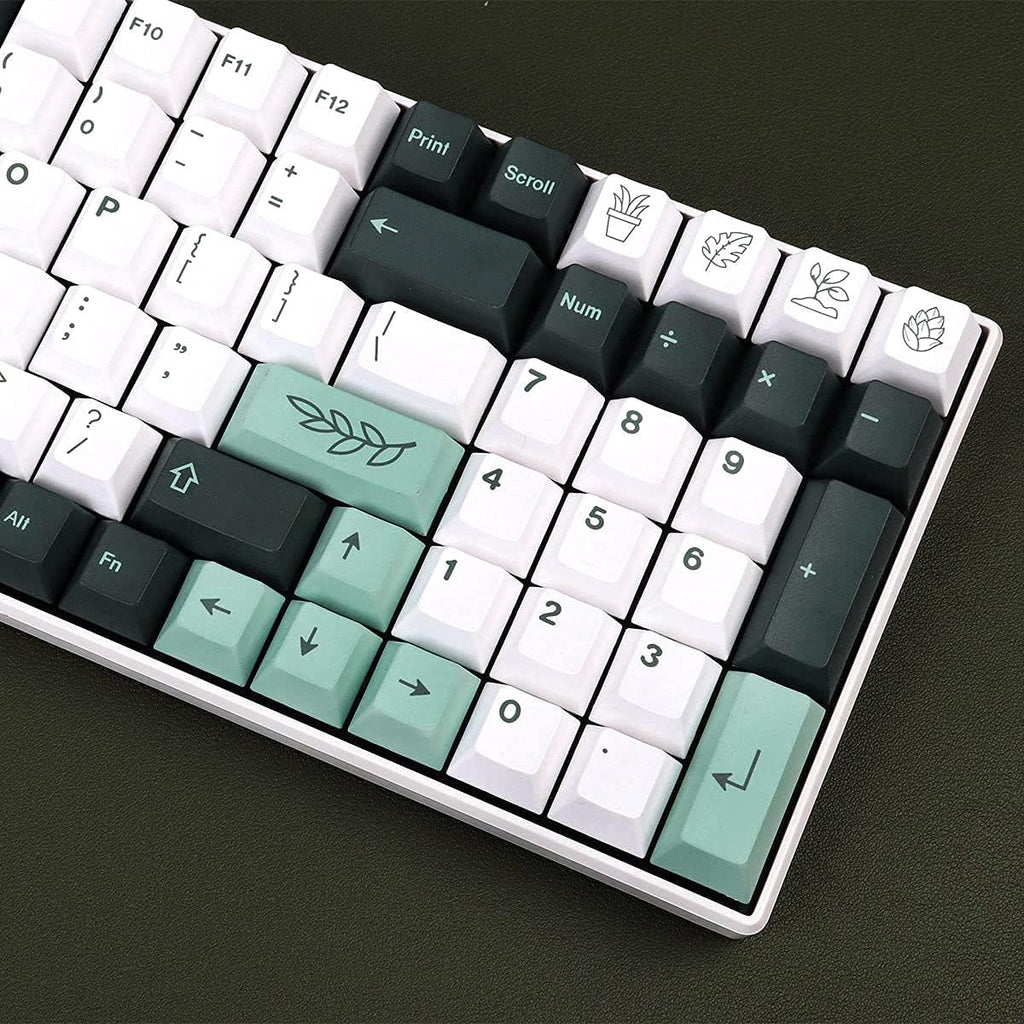 141 Keys PBT Botanical Keycaps Cherry Profile DYE-SUB F66588