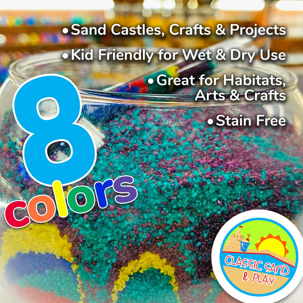 Red Colored Play Sand, 5 lb. Bag D336019