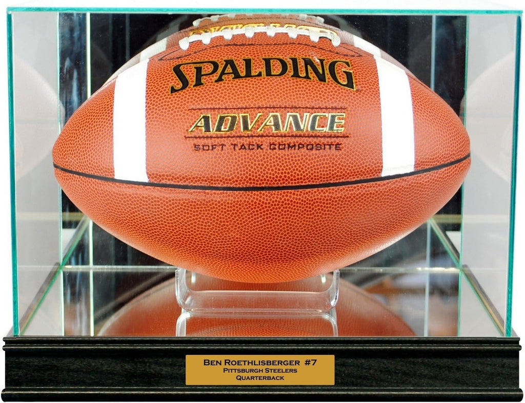Rectangle Football Display Case with Sport Moulding P7516