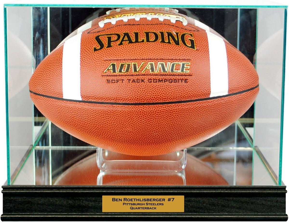 Rectangle Football Display Case with Sport Moulding P7516