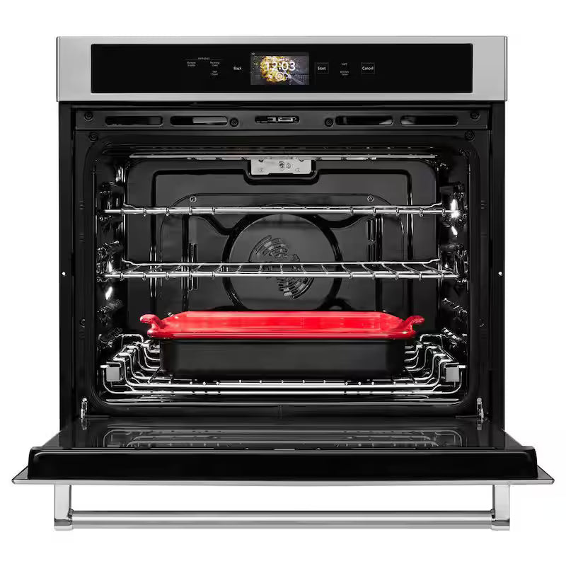 Single Electric Smart Wall Oven in Stainless Steel Z932