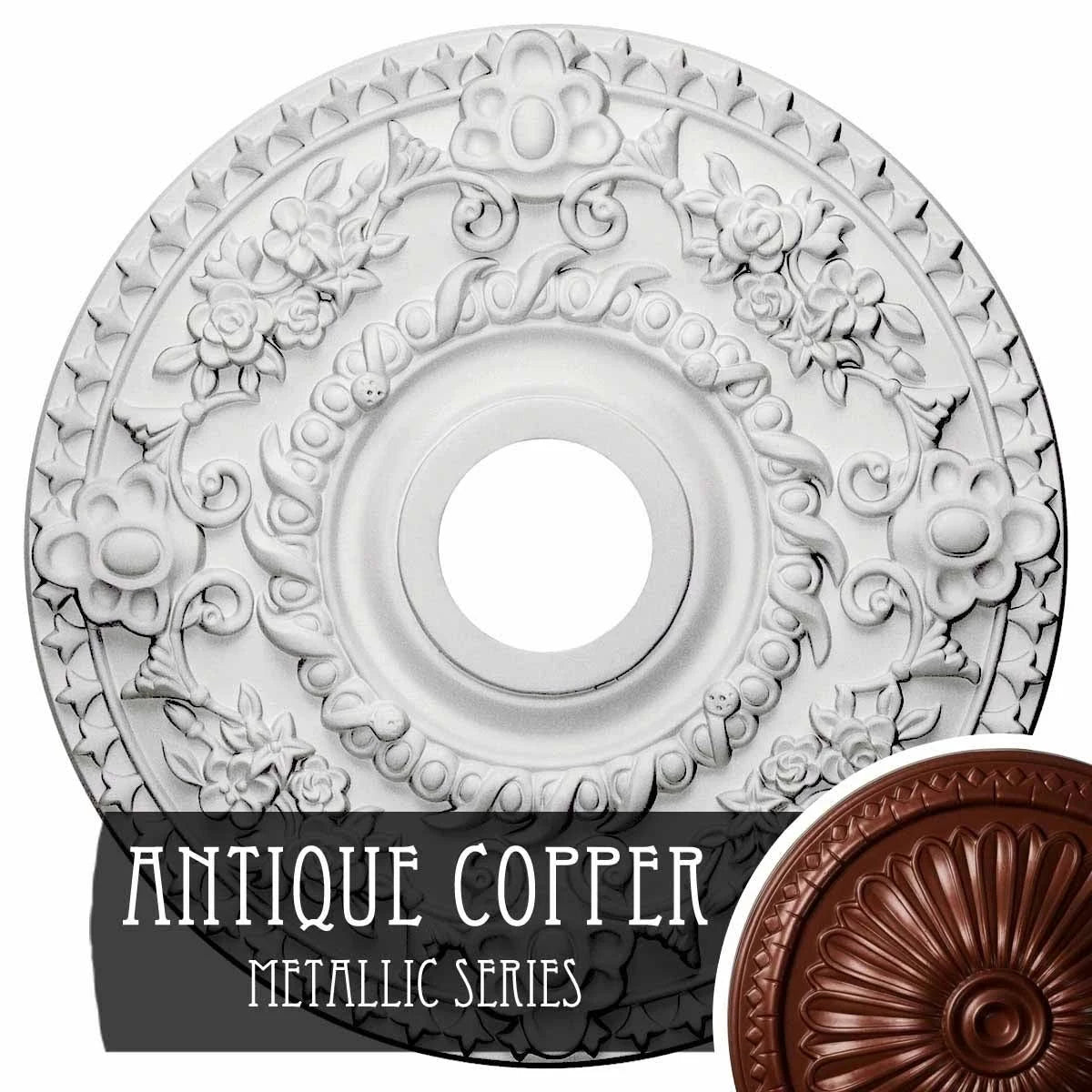 Rose Ceiling Medallion X3559
