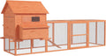 Large Wooden Chicken Coop with Run G93390