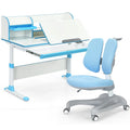 Blue Adjustable Kids Study Desk and Chair Set H9004