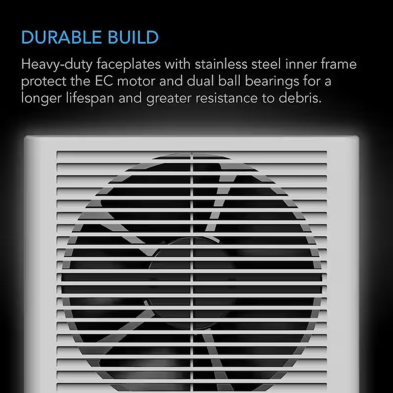 8 in. Through-the-Wall Fan with Temperature Controller Z710